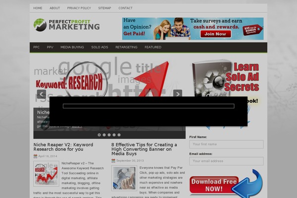 MyFinance theme site design template sample