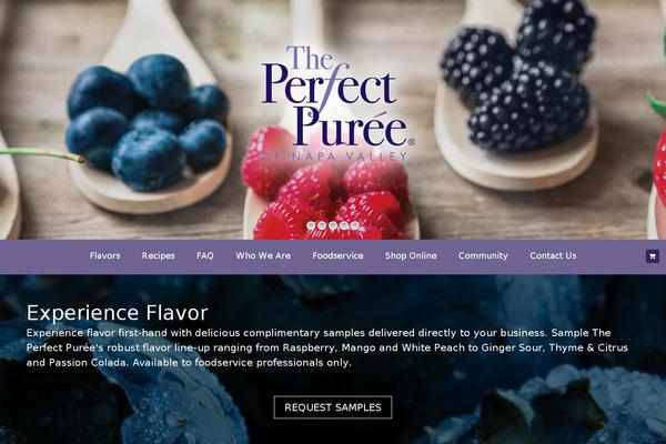 perfectpuree.com site used Tppnv-divi