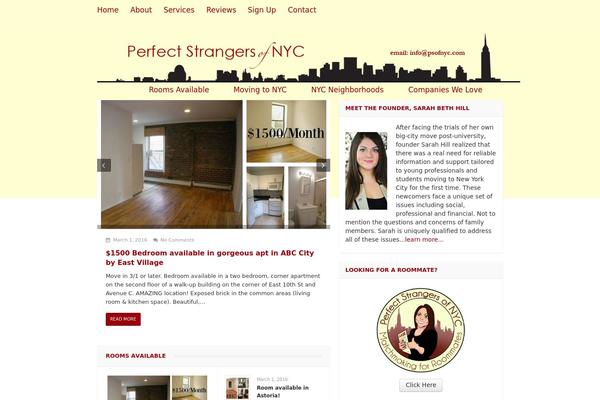 Buzz theme site design template sample