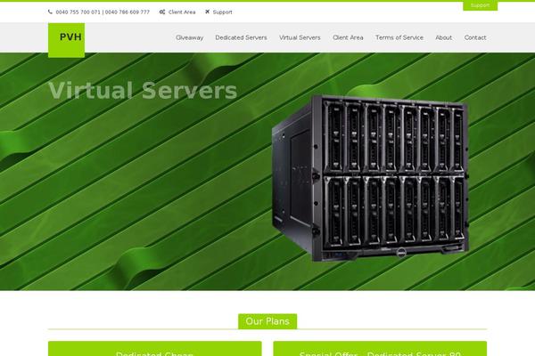 Megahost theme site design template sample