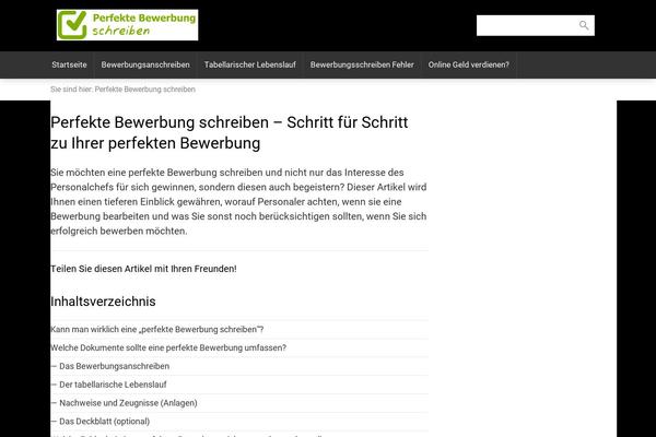 Site using After Content plugin