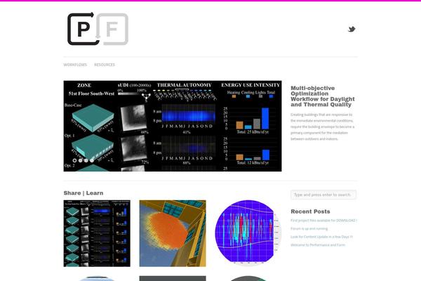 Clarity theme site design template sample