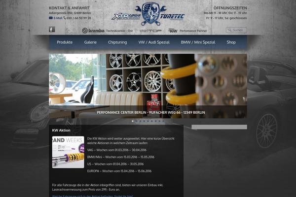 Site using Foobox plugin