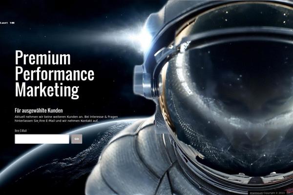 Launch Effect theme site design template sample