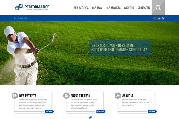 Captivate theme site design template sample