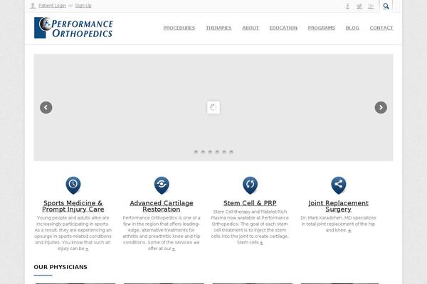 Site using Font Awesome Menus plugin