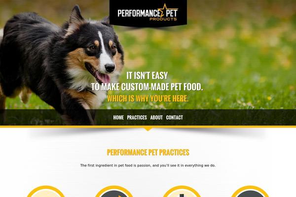 performancepet theme websites examples