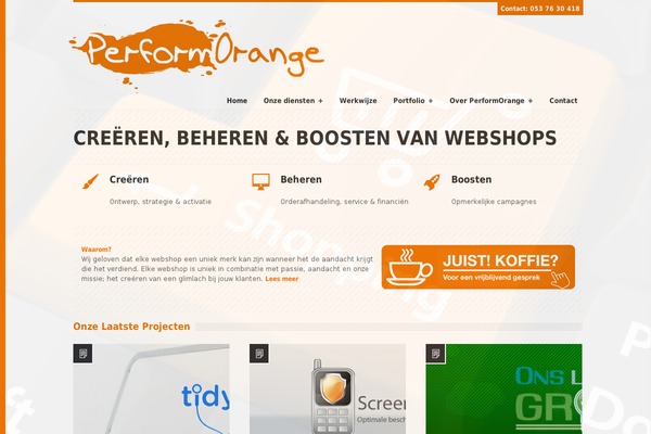 performorange.com site used Ruskin
