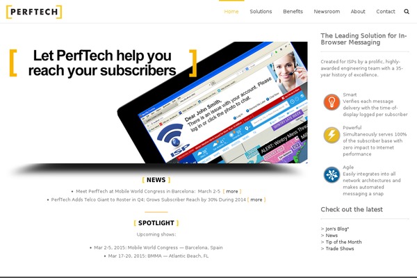 Infinite theme site design template sample