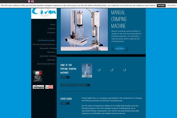 Myriad theme site design template sample