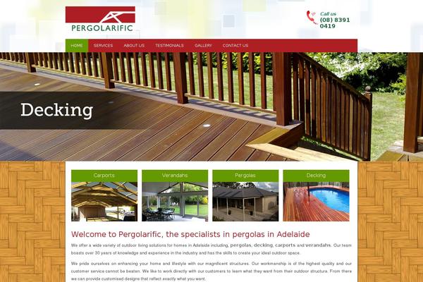 pergolarific.com.au site used Softqube