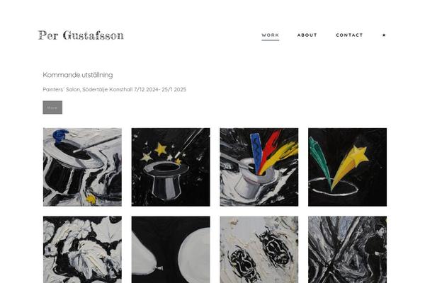 pergustafsson.net site used Shutter