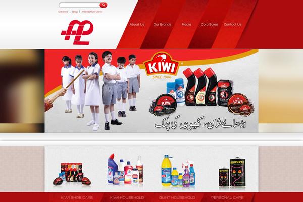Kiwi theme site design template sample