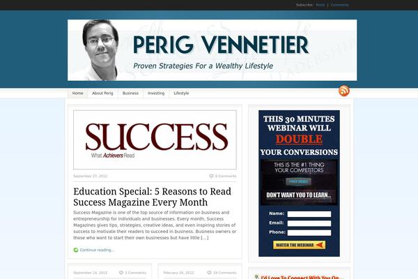 Fresh News theme site design template sample