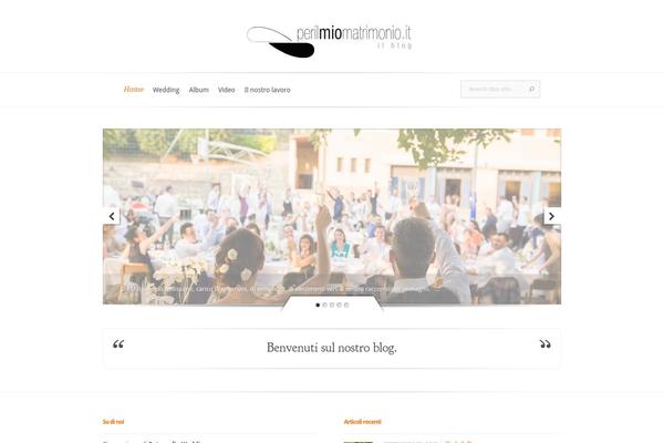 Evolution theme site design template sample