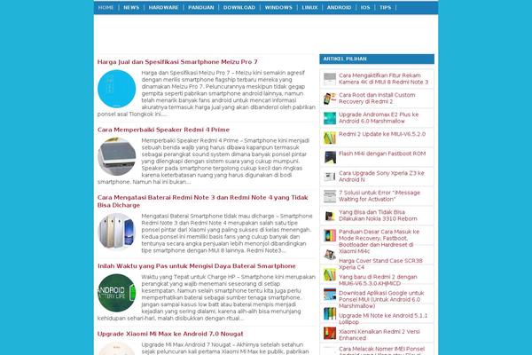 Mediumish theme site design template sample