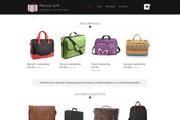 Blanc theme site design template sample
