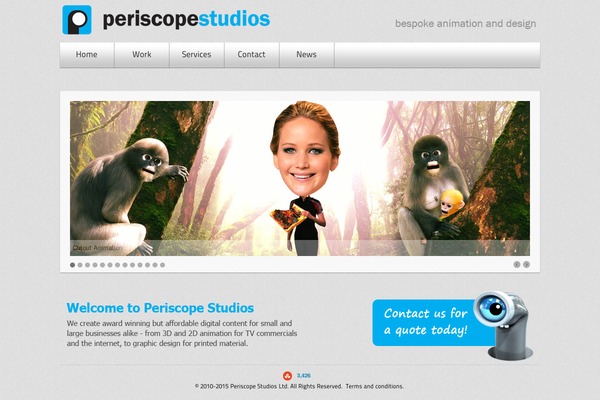 Locus theme site design template sample