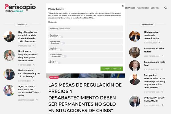 periscopiopolitico.com.co site used Virala