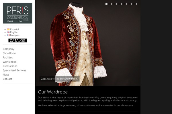 Showroom theme site design template sample
