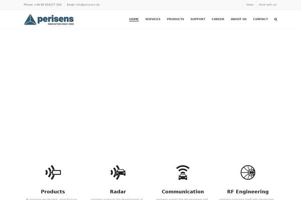 perisens.de site used Wp-metrics