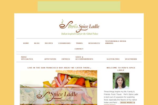 Foodie theme site design template sample