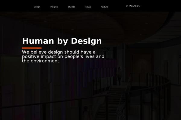 perkinseastman.com site used Perkins-eastman-theme