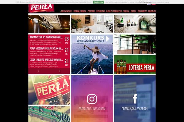 perla.pl site used Perla
