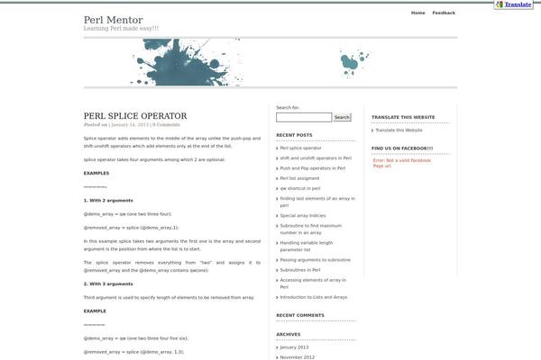 Elements of SEO theme site design template sample