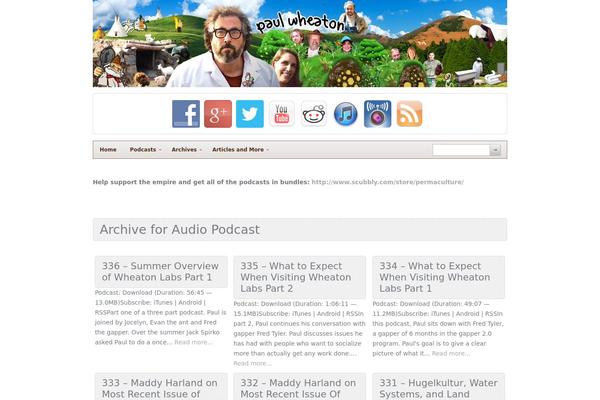 VoiceChild theme site design template sample