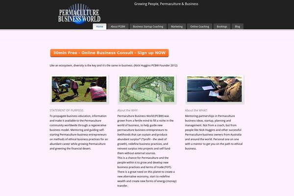 PureVISION theme site design template sample