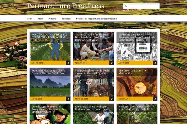 Newschannel theme site design template sample