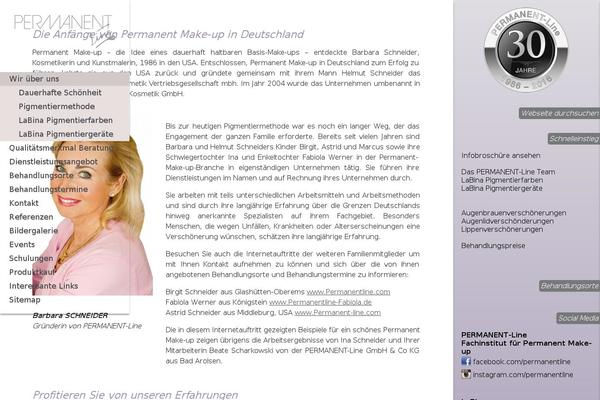 permanentline.de site used Permanentline-theme
