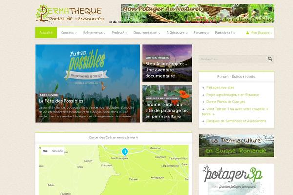 Site using Snax plugin