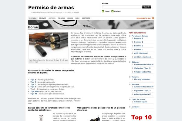 permisodearmas.net site used Permisodearmas