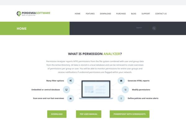 permissionanalyzer.com site used Optima