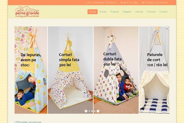 Kids Zone theme site design template sample