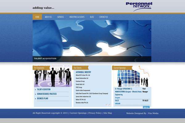 Site using Featured Page Widget plugin