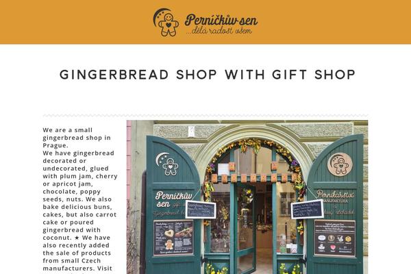 Baker theme site design template sample