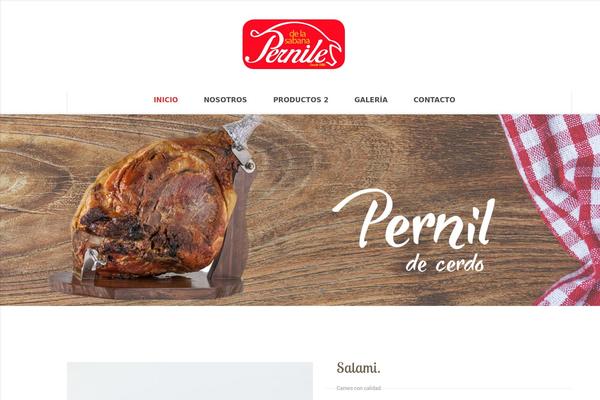 Organica theme site design template sample