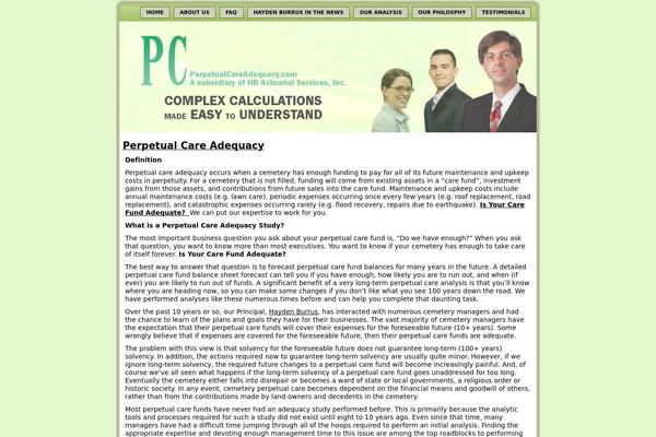 perpetualcareadequacy.com site used Pca