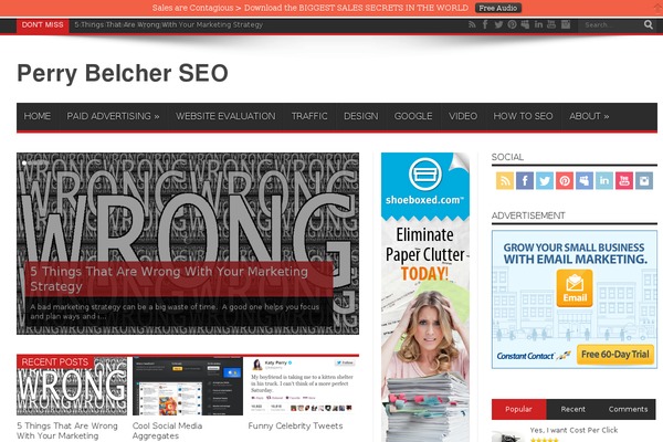 Jarida theme site design template sample