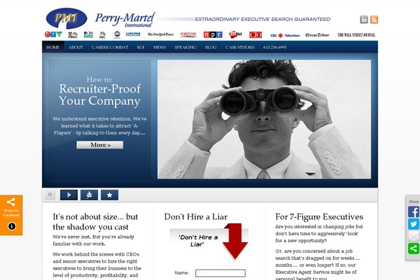 Site using Information Reel plugin