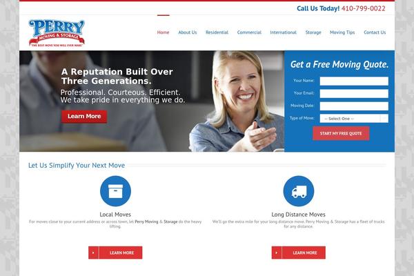 perrymoving.com site used Perry