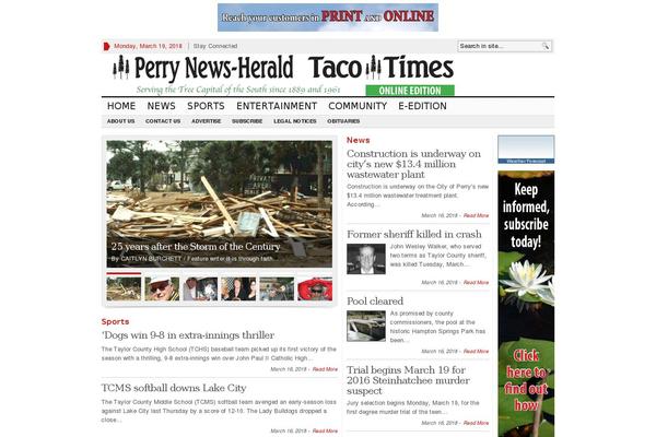 Advanced Newspaper theme site design template sample