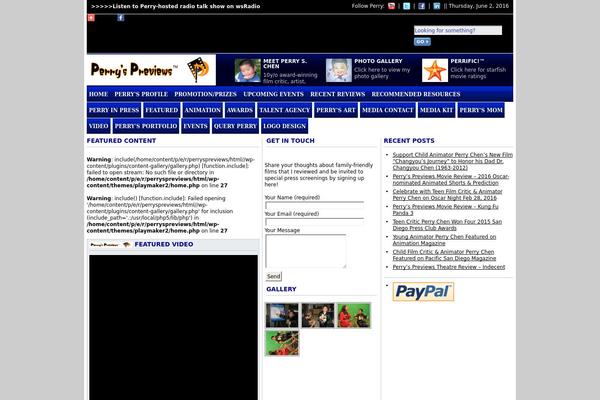 Site using Content-gallery plugin