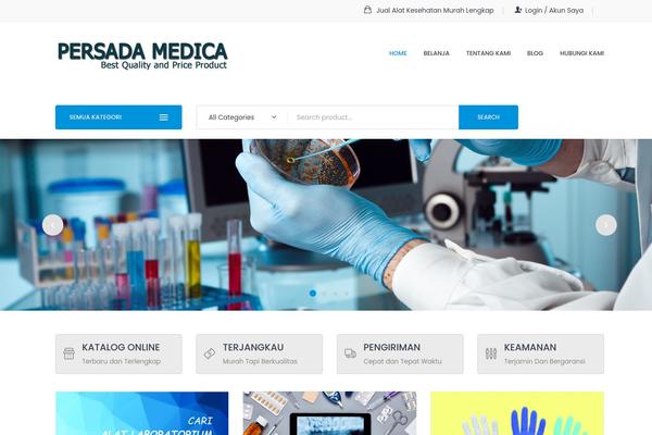 Digitech theme site design template sample
