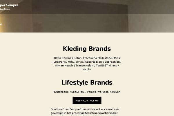 Twenty Twenty theme site design template sample