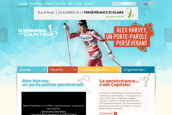 perseverance theme websites examples