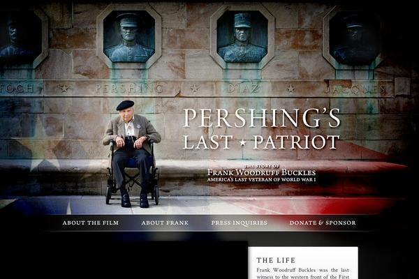 pershingslastpatriot.com site used Buckles